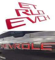 Tailgate Insert Letters 2019-2025 Chevy Silverado - Emblems Badge - SystemPoint Solutions