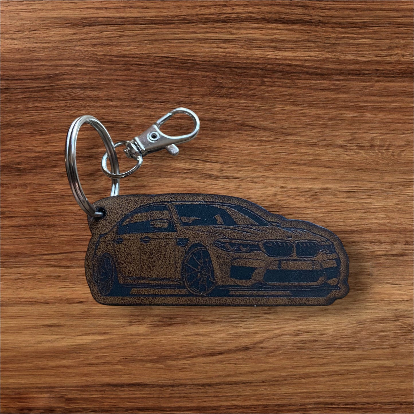 Custom BMW Leather Keychain – Engraved BMW Logo Key Ring – Personalized Car Keychain for BMW Enthusiasts - SystemPoint Solutions