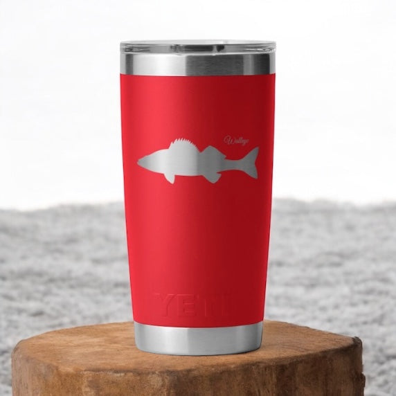 Custom Engraved Fishing YETI 20oz Tumbler – Personalized Fisherman Gift - SystemPoint Solutions