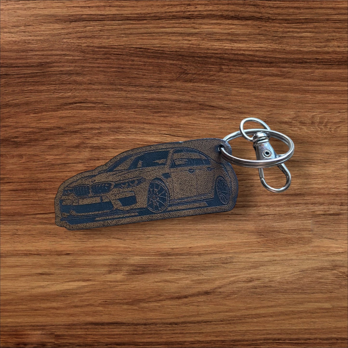 Custom BMW Leather Keychain – Engraved BMW Logo Key Ring – Personalized Car Keychain for BMW Enthusiasts - SystemPoint Solutions