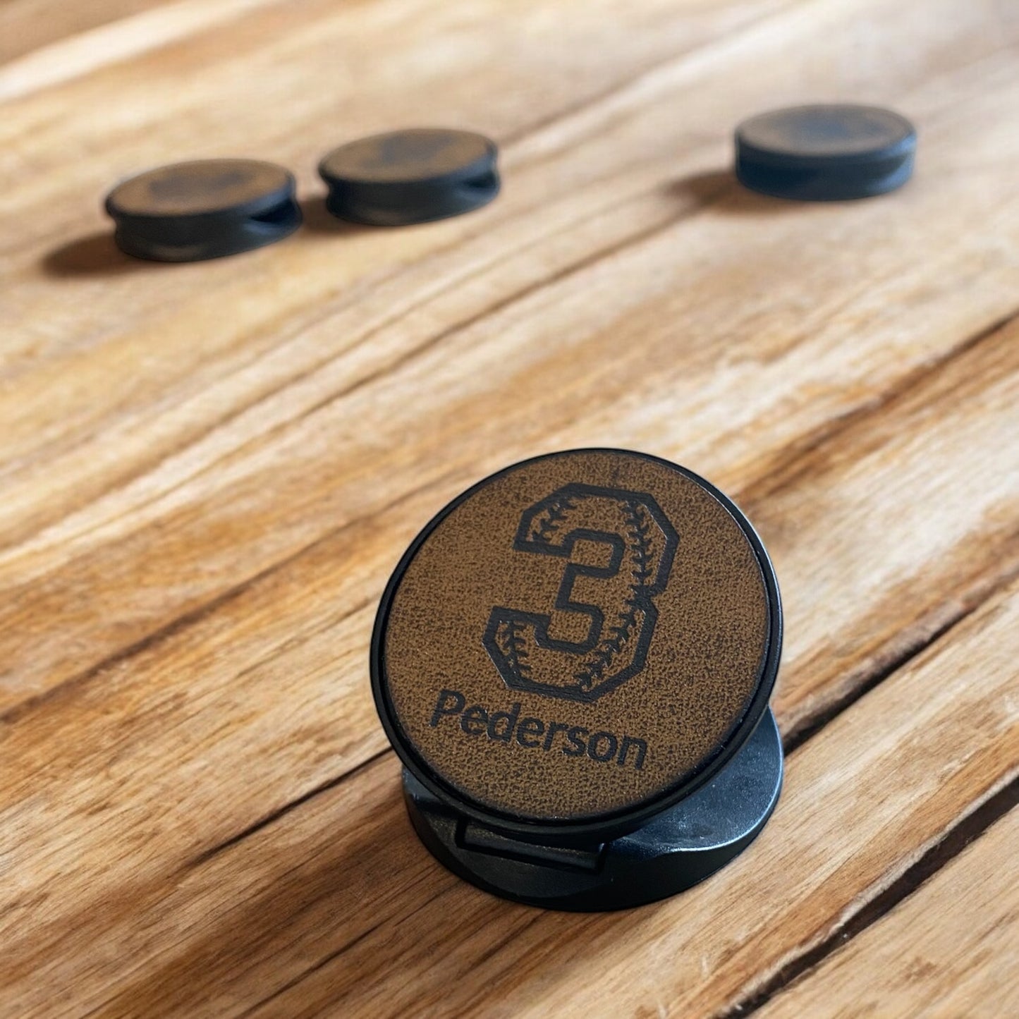 Personalized Baseball PopSocket – Custom Name & Number