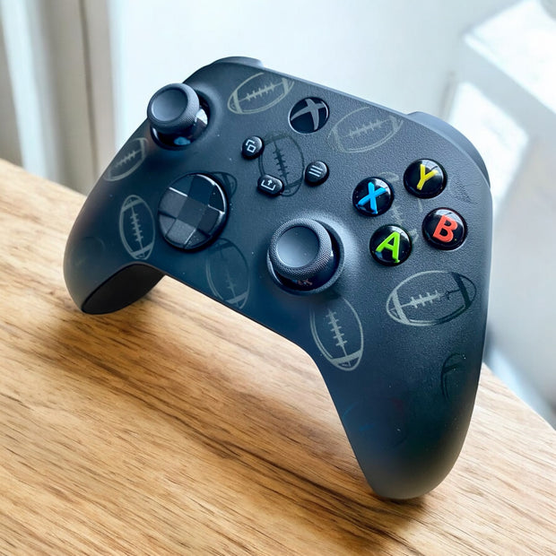 Engraved Xbox Controller – Custom Football Design Grip
