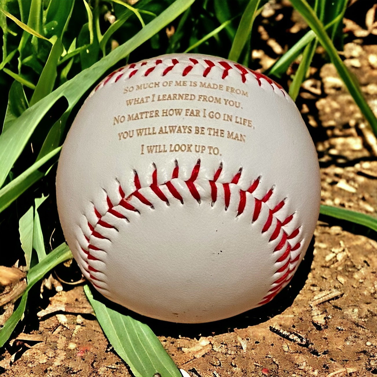 Personalized Engraved Baseball for Dad - Customized Gift for Father's Day, Birthday or Special Occasion - Unique and Sentimental - SystemPoint Solutions