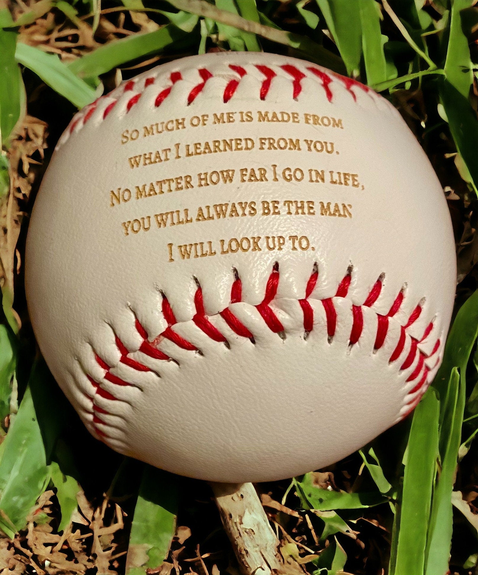 Personalized Engraved Baseball for Dad - Customized Gift for Father's Day, Birthday or Special Occasion - Unique and Sentimental - SystemPoint Solutions