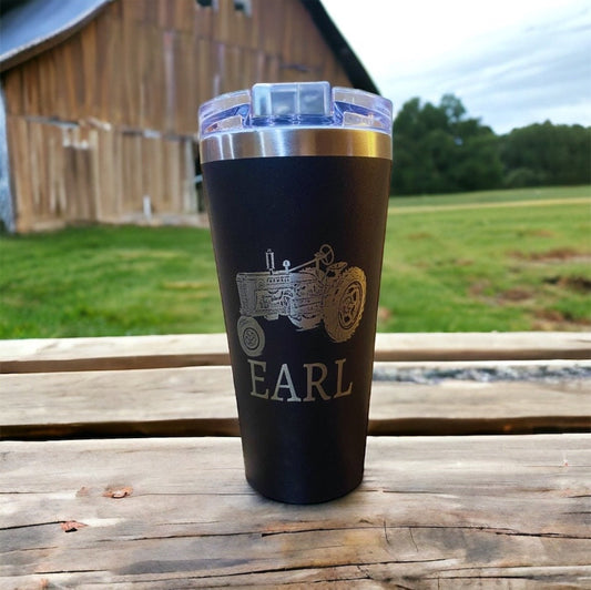 Farmall H Tumbler 20oz, International Case Tractor Insulated Laser Engraved Tumbler Cup 20oz Stainless Steel - SystemPoint Solutions