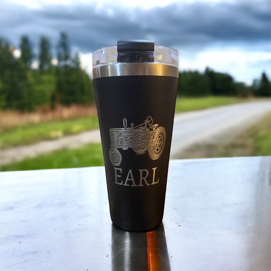 Farmall H Tumbler 20oz, International Case Tractor Insulated Laser Engraved Tumbler Cup 20oz Stainless Steel - SystemPoint Solutions