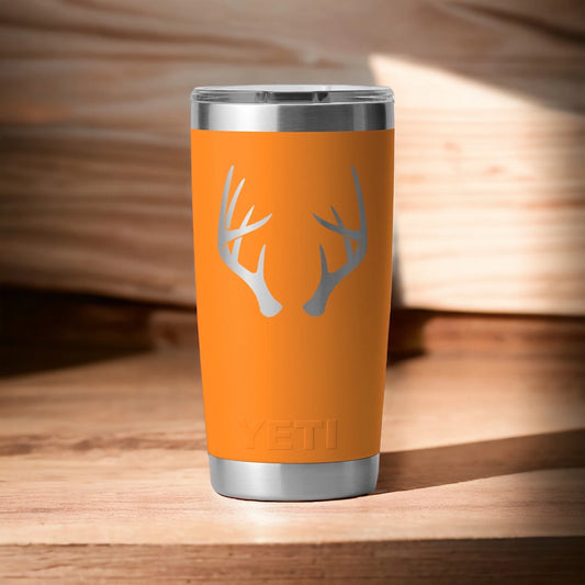 Engraved YETI with Antlers – Custom Hunting Theme Tumbler - SystemPoint Solutions