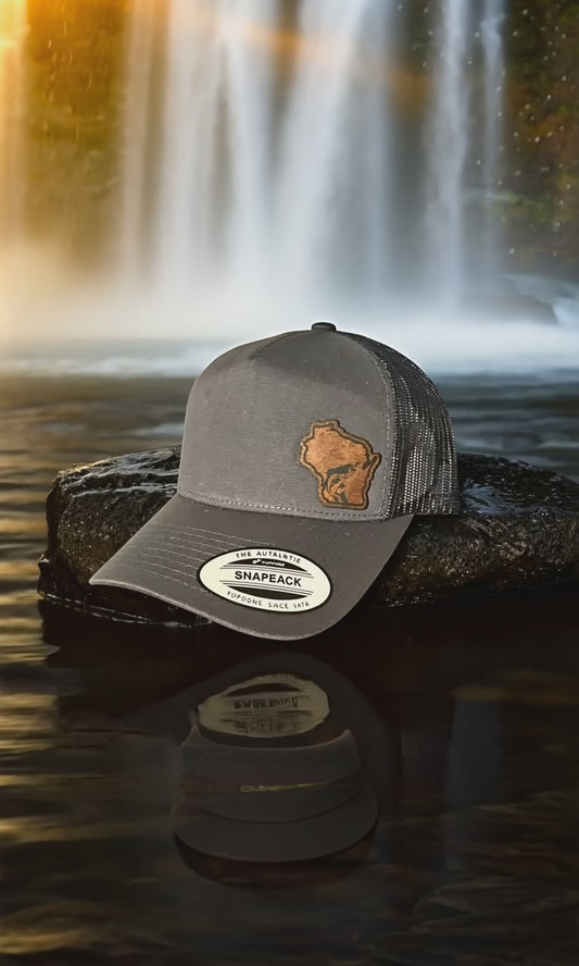 Custom Wisconsin State Bass Fishing Hat – Personalized Angler Gear