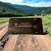 Farmall a, b, c, h, m, super series, International Harvester Tractor Engraved Car Tag Black Aluminum Front License Plate - SystemPoint Solutions