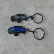 Custom RAM-Theme Truck Keychain – Engraved Metal Key Ring - SystemPoint Solutions