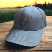 Bass Fishing Leather Patch Hat – Custom 3D Engraved Trucker Hat – Fisherman’s Gift - SystemPoint Solutions