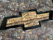 Camo Satin Vinyl Emblem Overlays for Chevy Silverado (Front/Rear) - SystemPoint Solutions