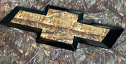 Camo Satin Vinyl Emblem Overlays for Chevy Silverado (Front/Rear) - SystemPoint Solutions