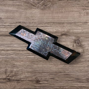 Camo Woodland Vinyl Emblem Overlays for Chevy Silverado (Front/Rear) - SystemPoint Solutions
