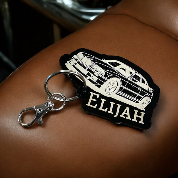 Custom BMW Acrylic Keychain – Personalized Car Keychain - SystemPoint Solutions