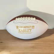 Custom Fantasy Football Champion Trophy with Stand - Personalized Size 7 Football Award - Engraved Name & League Gift - SystemPoint Solutions