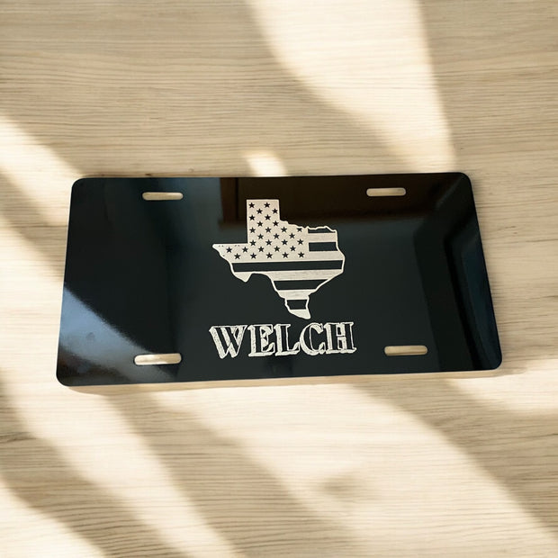 Custom State Flag License Plate - Personalized Name Plate - SystemPoint Solutions