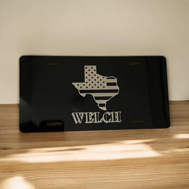 Custom State Flag License Plate - Personalized Name Plate - SystemPoint Solutions