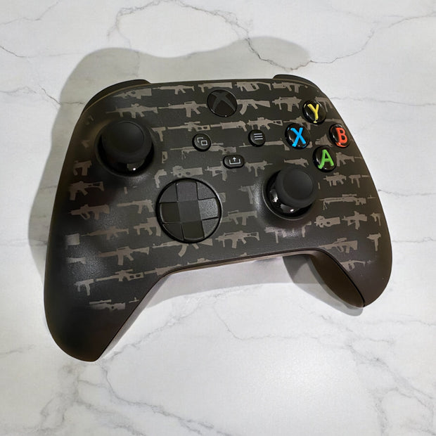 Custom Xbox Controller – Laser Engraved Gun Silhouettes - SystemPoint Solutions