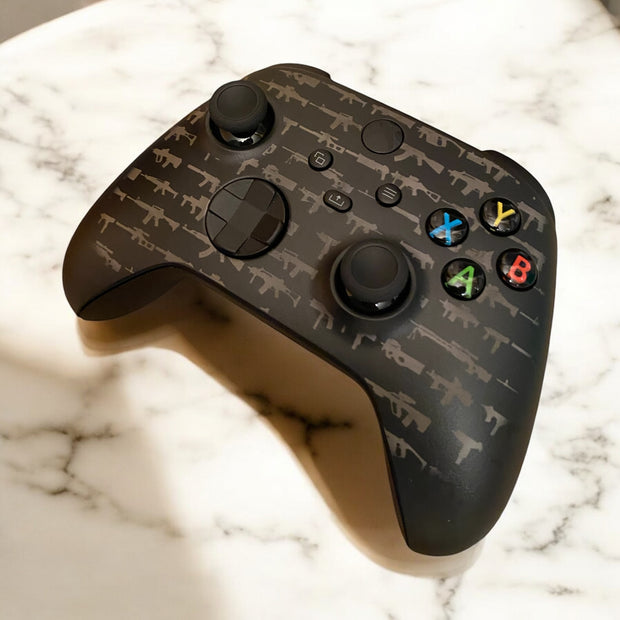 Custom Xbox Controller – Laser Engraved Gun Silhouettes - SystemPoint Solutions
