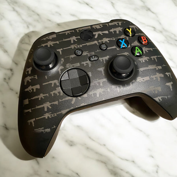 Custom Xbox Controller – Laser Engraved Gun Silhouettes - SystemPoint Solutions