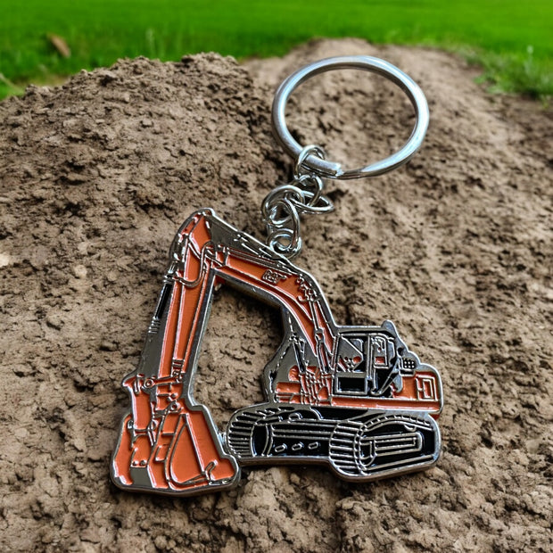 Engraved Metal Excavator Keychain – Custom Gift - SystemPoint Solutions