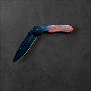 Patriotic Eagle Folding Knife – USA Flag Laser Engrave - SystemPoint Solutions