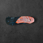 Patriotic Eagle Folding Knife – USA Flag Laser Engrave - SystemPoint Solutions