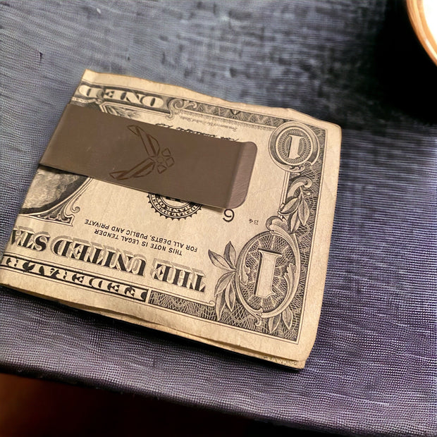 Personalized Air Force Money Clip - Custom Engraved Gift for Military Personnel - SystemPoint Solutions