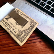 Personalized Air Force Money Clip - Custom Engraved Gift for Military Personnel - SystemPoint Solutions