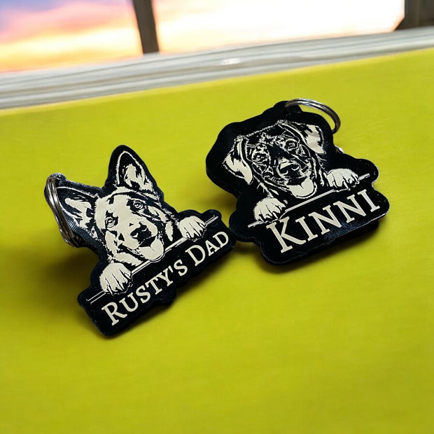 Personalized Dog Acrylic Keychain – Custom Pet Gift - SystemPoint Solutions
