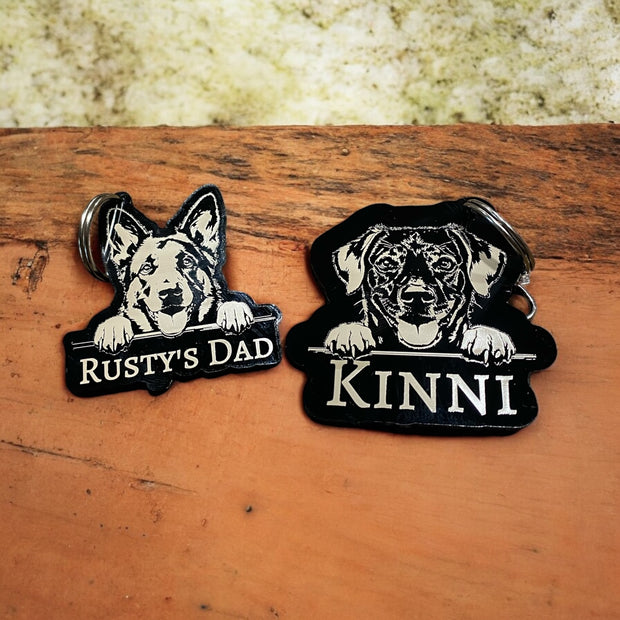 Personalized Dog Acrylic Keychain – Custom Pet Gift - SystemPoint Solutions