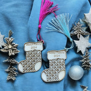 Personalized Family Christmas Stocking Ornament - SystemPoint Solutions