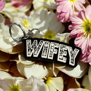 Personalized Wifey Acrylic Keychain – Custom Name Gift - SystemPoint Solutions