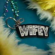 Personalized Wifey Acrylic Keychain – Custom Name Gift - SystemPoint Solutions