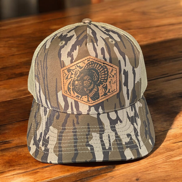 Turkey Woodland Camo Patch Hat - Hunting Style Essential - SystemPoint Solutions