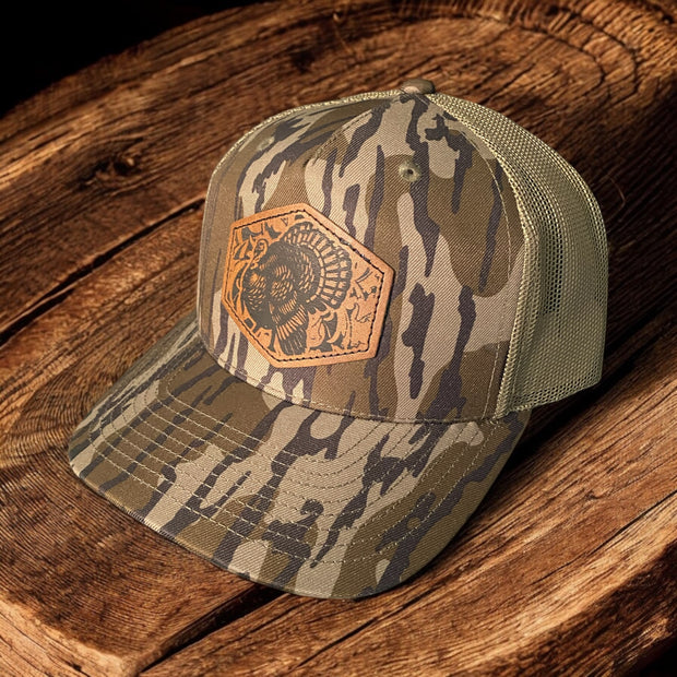 Turkey Woodland Camo Patch Hat - Hunting Style Essential - SystemPoint Solutions