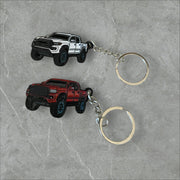Custom Tacoma Truck Keychain – Engraved Metal Key Ring - SystemPoint Solutions